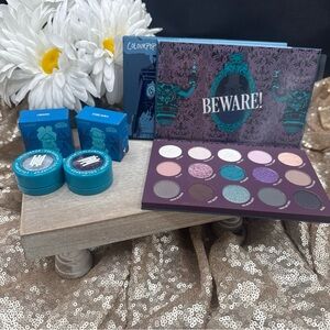 Colourpop x Disney Haunted Mansion Foolish Mortals Eye Palette + 2 Extra Shadows